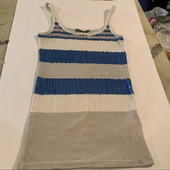 ARMANI EXCHANGE SEQUIN TANK  SZ MED - Picture 12 of 13